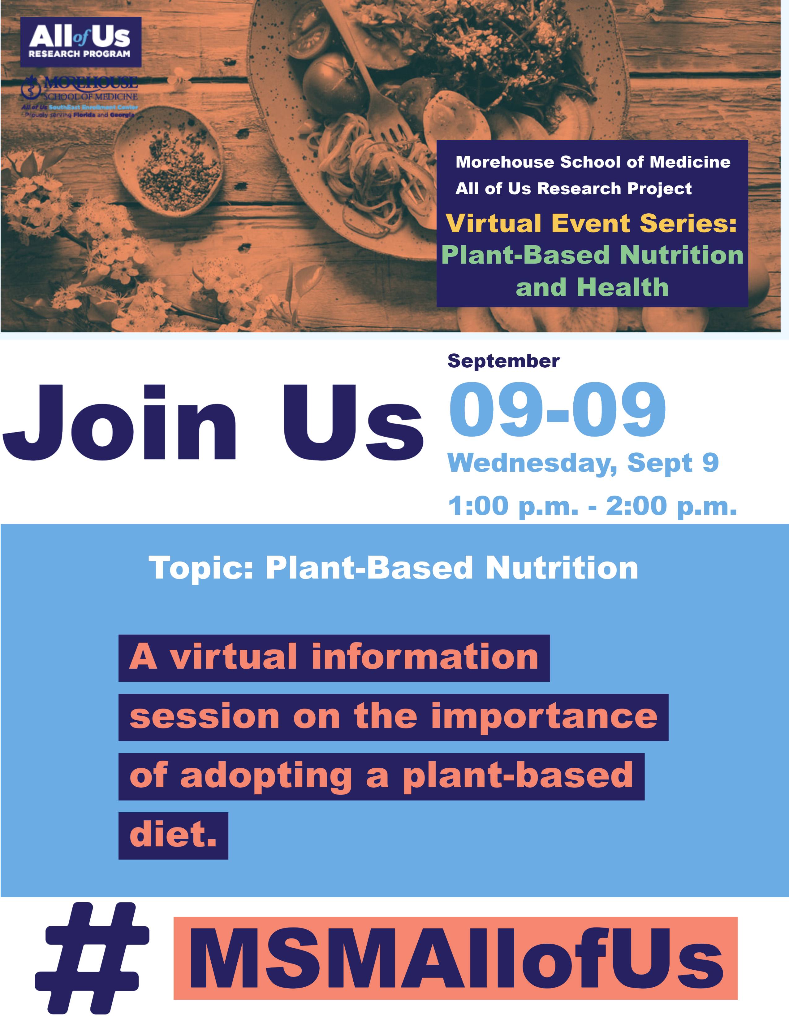 Nutrition Virtual Event