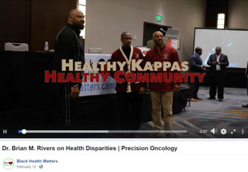Black Health Matters Precision Oncology